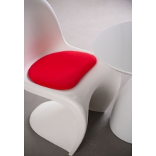 Poduszka dekoracyjna na krzesło Balance czerwona Intesi
