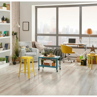 Stołek barowy metalowy Paris 66 żółty D2.Design