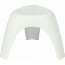 Stylowy Taboret plastikowy Fant biały D2.Design do kuchni i przedpokoju.