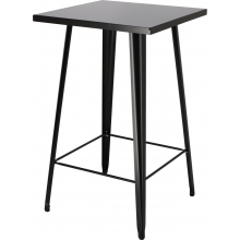 Stół barowy kwadratowy Paris 60x60 czarny D2.Design