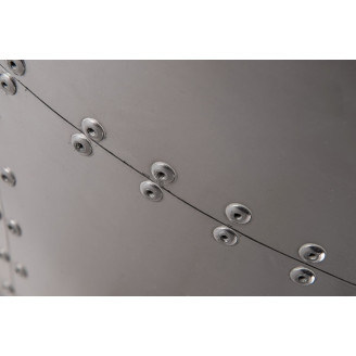 Fotel obrotowy Jajo aluminium/czarny D2.Design