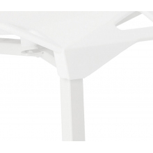 Krzesło ażurowe z tworzywa Gap PP białe Simplet