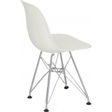 Krzesełko dziecięce JuniorP016 biały/chrom D2.Design