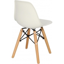 Krzesełko dziecięce JuniorP016 białye/buk D2.Design