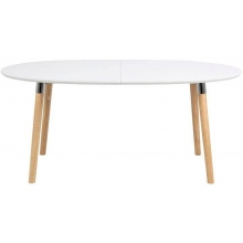Stół rozkładany Belina 270x100 biały/chrom D2.Design do jadalni, kuchni i salonu.