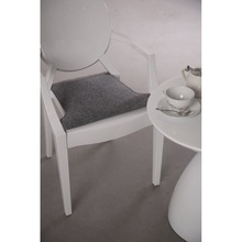 Stylowa Poduszka na krzesło Royal szara jasna D2.Design