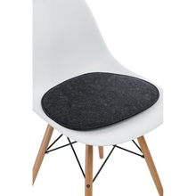 Stylowa Poduszka na krzesło Side Chair ciemno szara D2.Design