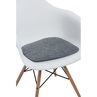 Stylowa Poduszka dekoracyjna na krzesło Arm Chair jasno szara D2.Design