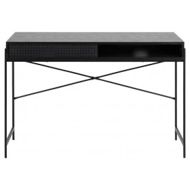 Biurko Actona Angus 110 Czarny - Industrialny Design 2