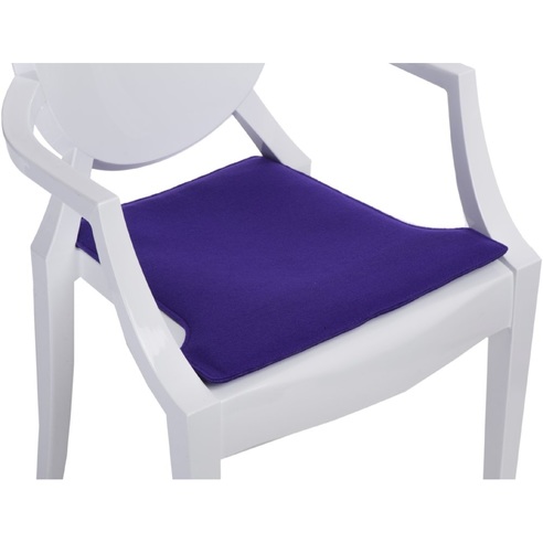 Stylowa Poduszka dekoracyjna na krzesło Royal fioletowa D2.Design