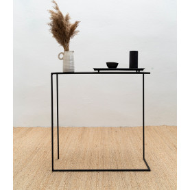 Konsola industrialna Object015 75 czarna NG Design do przedpokoju. 2