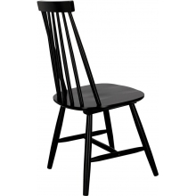 Krzesło drewniane "patyczak" prl Wopy czarne Intesi