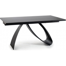 Stół nowoczesny rozkładany Diuna Ceramic 160x90cm sahara noir/czarny mat Signal