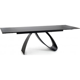 Stół nowoczesny rozkładany Diuna Ceramic 160x90cm sahara noir/czarny mat Signal