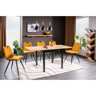 Stół kwadratowy rozkładany Flip 80x80cm dąb aristan Signal