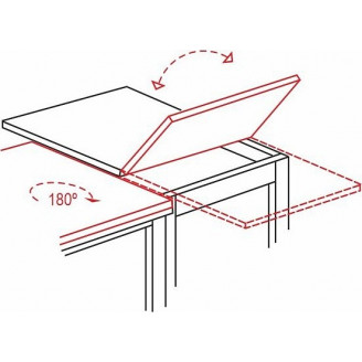 Stół kwadratowy rozkładany Flip 80x80cm dąb aristan Signal