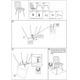 Krzesło welurowe pikowane Jerry Velvet ciemny beż Signal 2