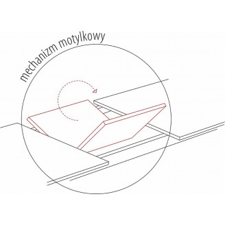 Stół okrągły rozkładany Porto Ceramic 120cm szary efekt marmuru/czarny mat Signal