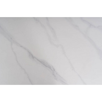 Stół nowoczesny Rion 160x90cm biały efekt marmuru/czarny Signal