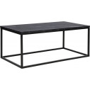 Stolik kawowy Rossi 110x60cm czarny efekt marmuru/czarny Signal