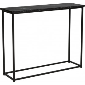 Konsola Rossi 100x30cm czarny efekt marmuru/czarny Signal